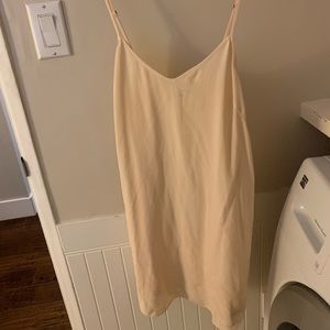 Wilfred le fou slip dress in pale pink